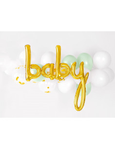 ballon-lettre-baby-aluminium-dore