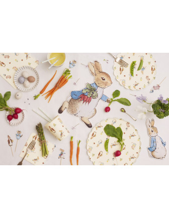 Agiferg Pack Autocollant Lapin Pâques Vacances Cadeau Décoration 1 Rouleau  500 Postes Pâques 