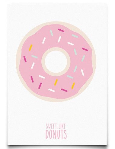 Carte Postale Donuts Eef Lillemor