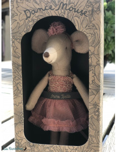 Petite Poupée Lapin Millie Tutu Gris Alimrose