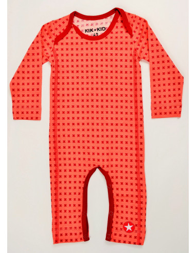 Pyjama ML Corail Imprimé Croix Kik Kid