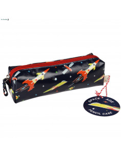 Trousse scolaire rectangulaire Kids Noire Panda