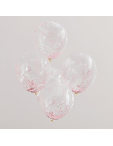 5-ballons-confettis-billes-roses