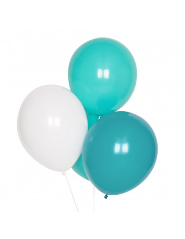 10-ballons-latex-turquoises-aqua-blancs-deco-baby-shower-bapteme-anniversaire