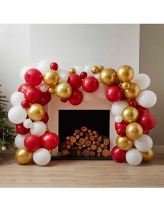 Ensemble de ballons de Noël Béquilles Candy Film en aluminium Ballon  Décoration Ballon Arche du Nouvel An