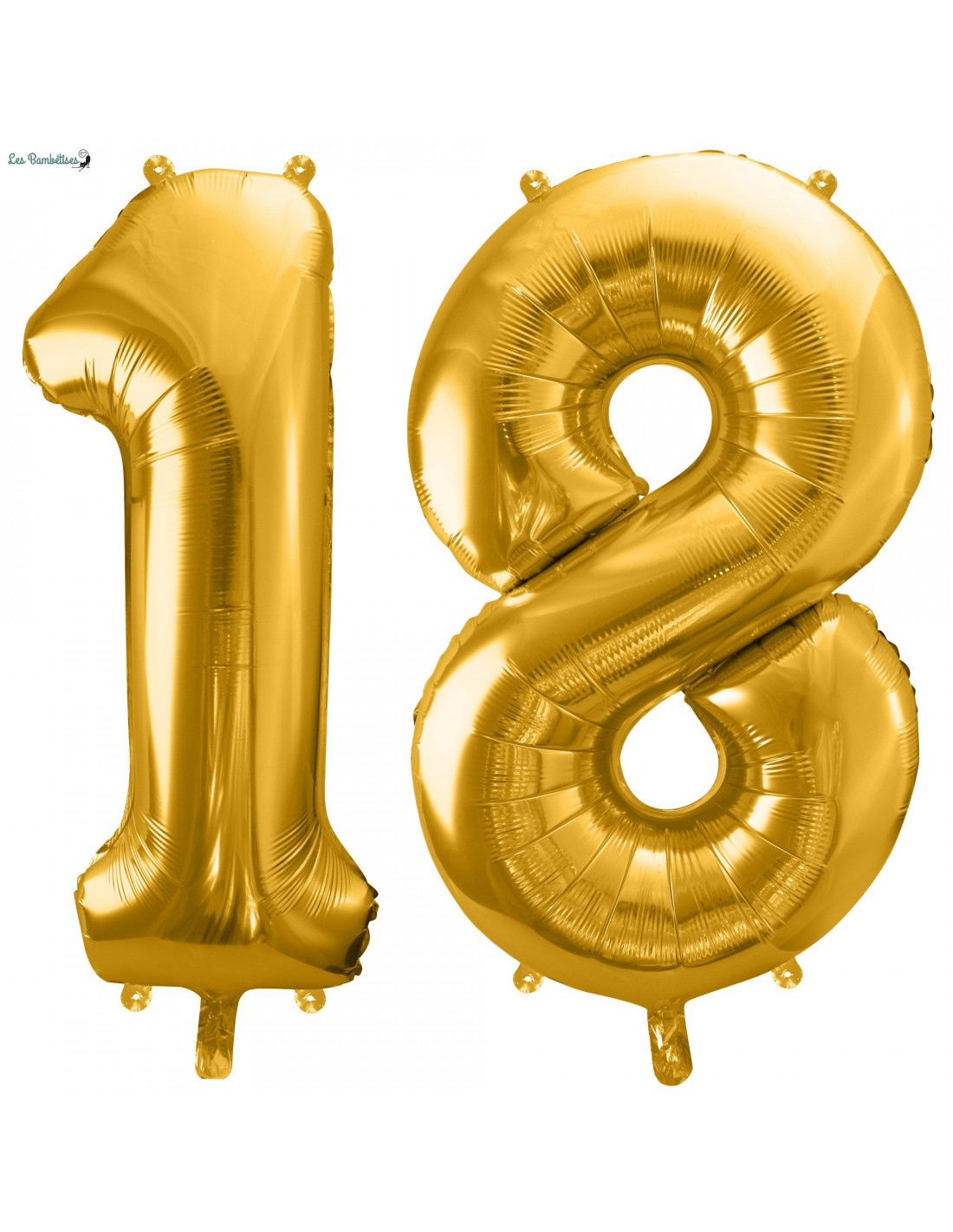 Ballon d'anniversaire 18 ans avec numéro 18 géant doré - Ballon gonflable à  l'hélium - Grands chiffres 18 ans - XXL - Happy Bi[3761] - Cdiscount Maison