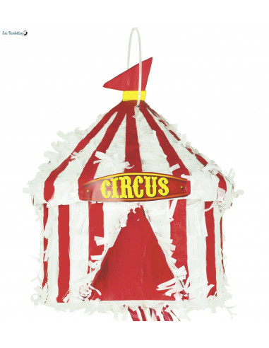 pinata-circus-rouge-et-blanc-deco-fete-cirque