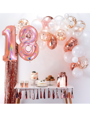 Bougie 18 ans Rose Gold