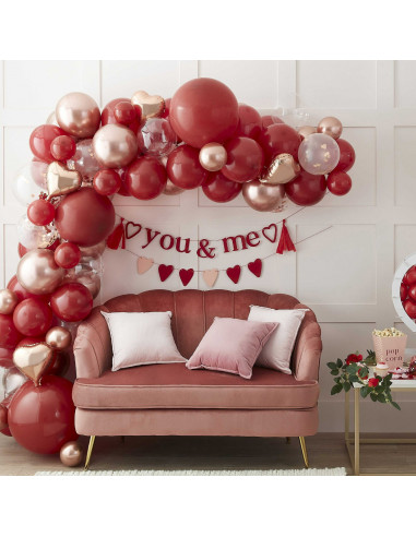 kit-arche-75-ballons-rouge-et-or-saint-valentin