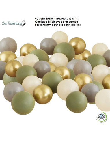 Numéro Ballon Feuille Hélium XL - Numéro 3 ans - Olive - Vert - Satin -  Nude - 100 cm