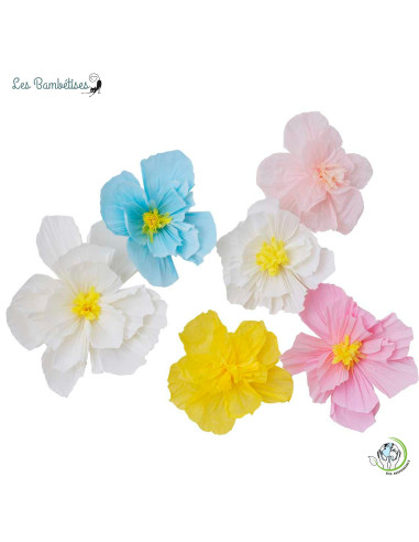 6-fleurs-pastels-en-papier-de-soie-decoration-maison