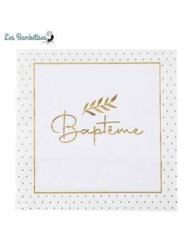 20-serviettes-bapteme-blanches-or