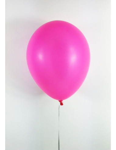 10 ballons roses fluo en latex
