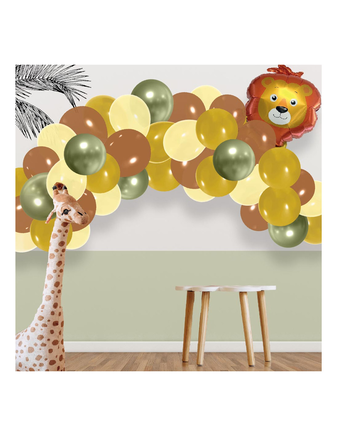 Ballon à personnaliser - Animaux de la Forêt pour l'anniversaire