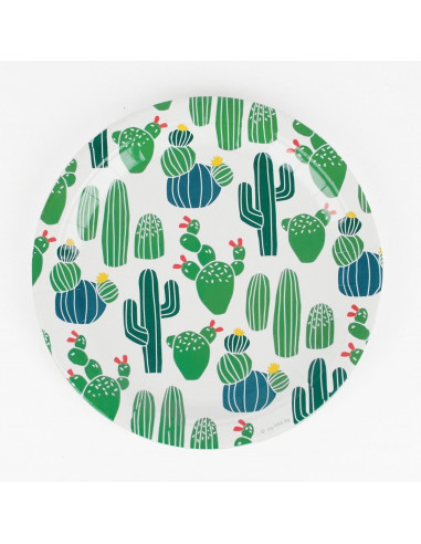 8 assiettes cactus my little day