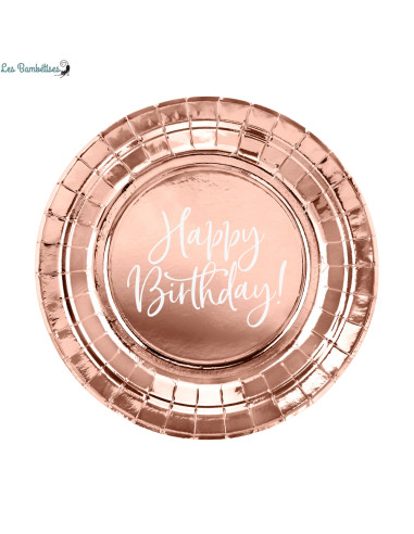 6-assiettes-rose-gold-18cms-happy-birthday