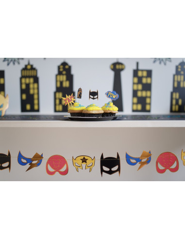 Decoration Anniversaire Super Heros Enfant Personnage De Super