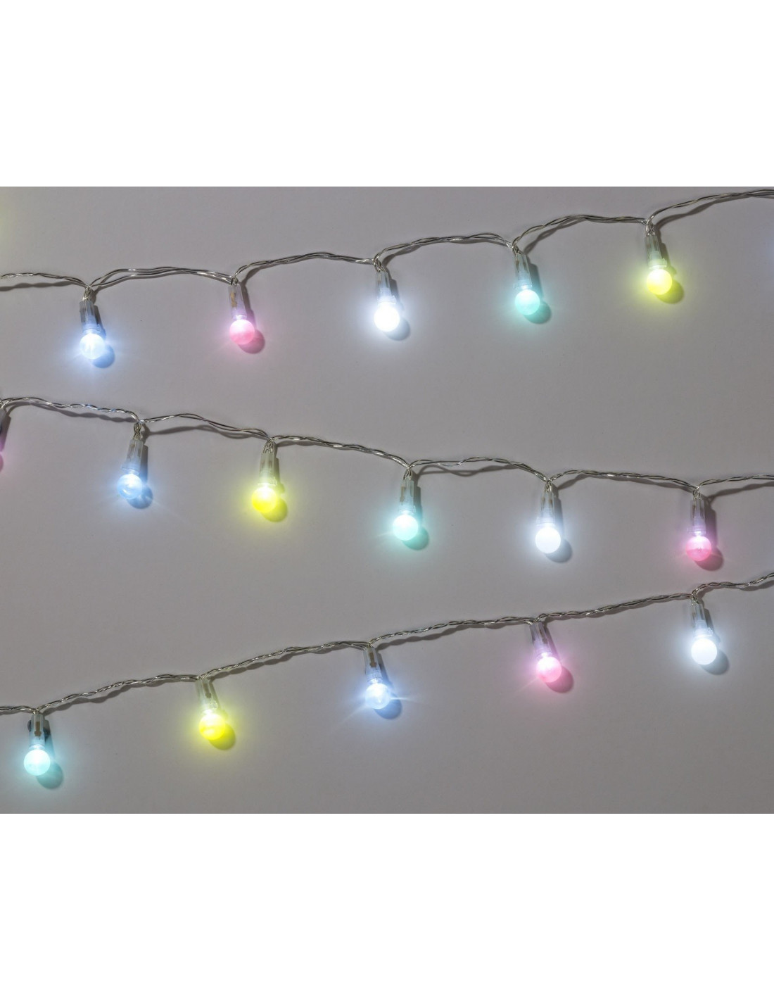 Guirlande lumineuse,Mini ampoule LED avec fil de cuivre, 12 pièces-lot,  bricolage, guirlande lumineuse, petite - CR2032 white 1M - Cdiscount Maison