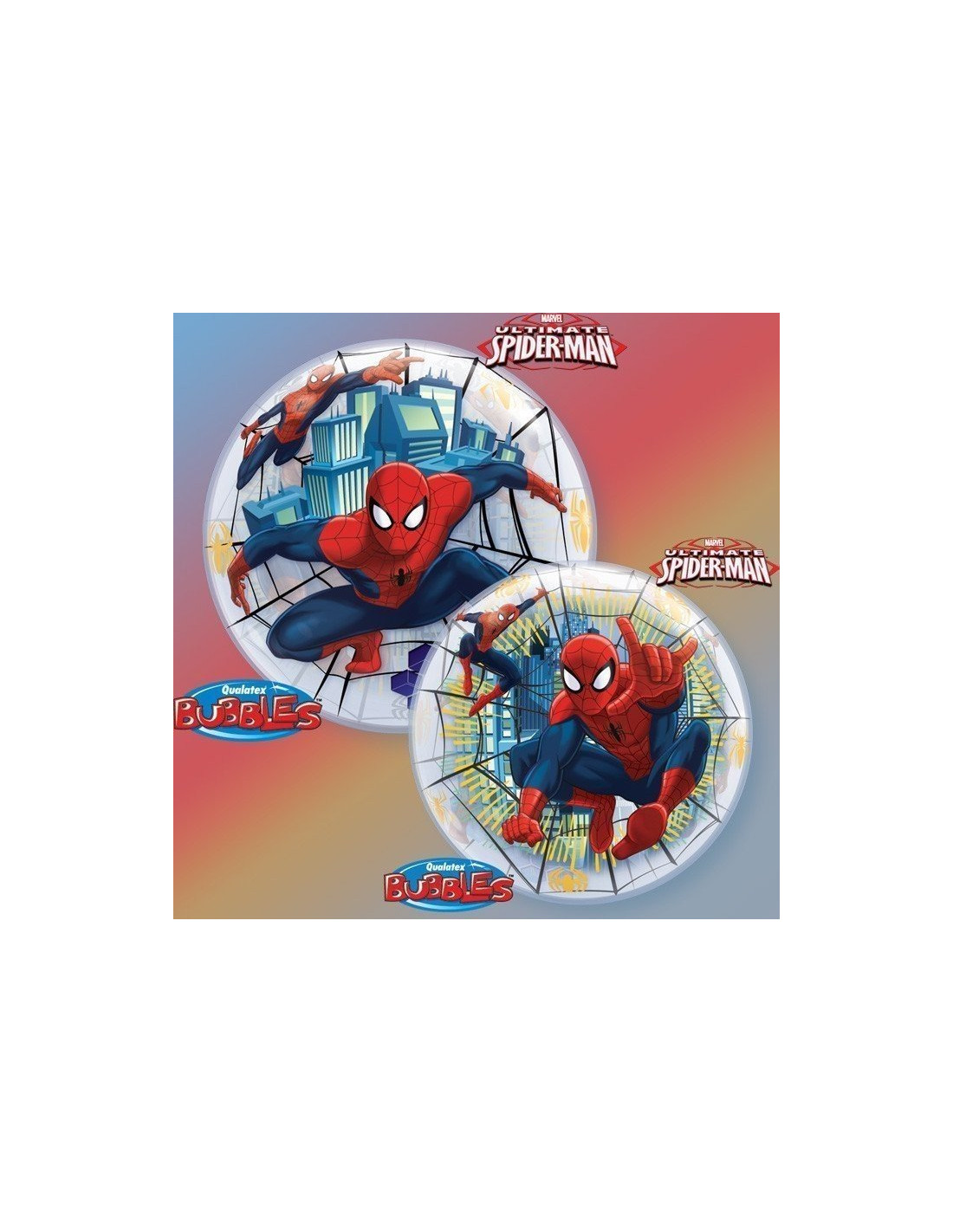 Ballon Bulle Spiderman™ 56 cm - déco anniversaire