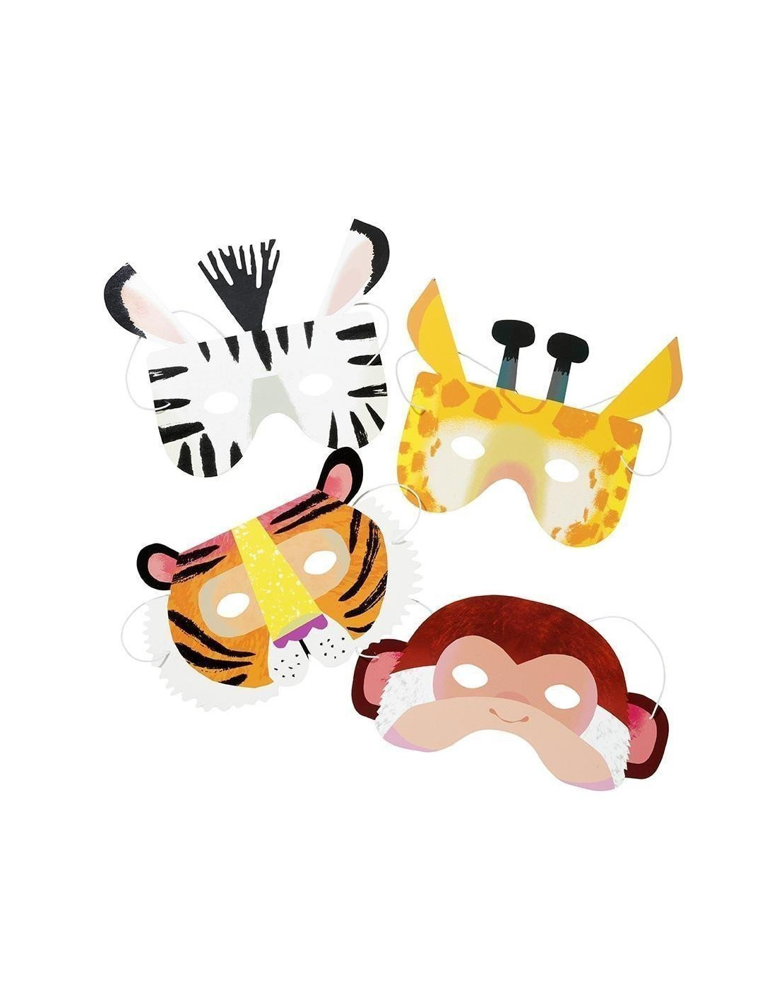 Masques Avec Animaux De La Jungle, Décoration De Fête, Cadeaux