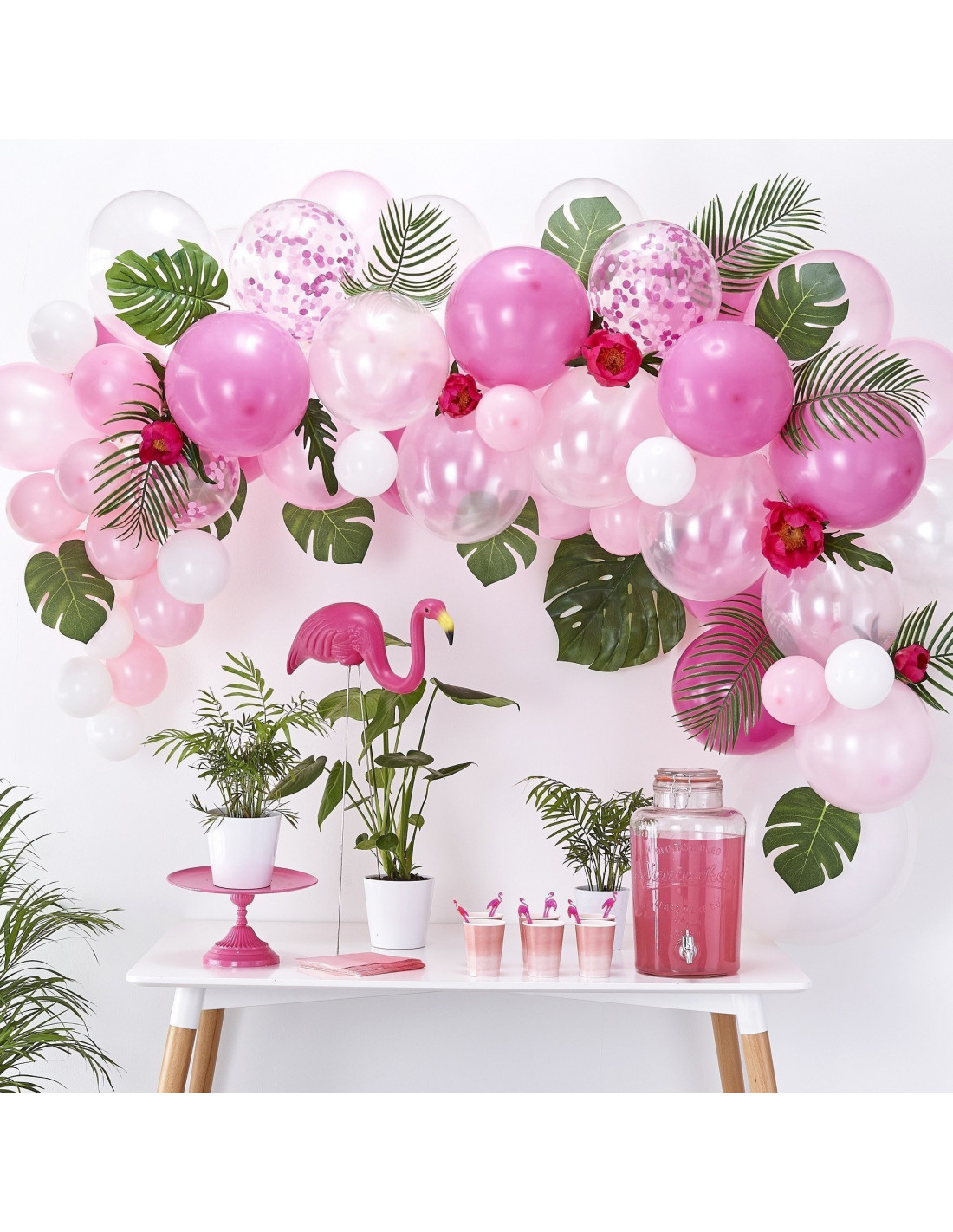 Kit Arche Ballons roses, Décoration Fêtes - Les Bambetises