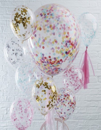 Ballons Confettis Anniversaire Adulte