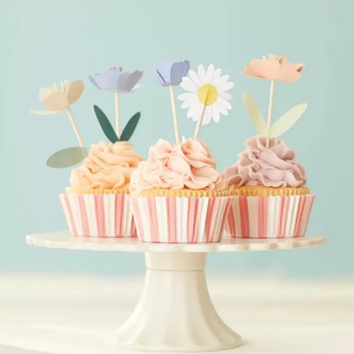 anniversaire-theme-fleur-kit-cupcake